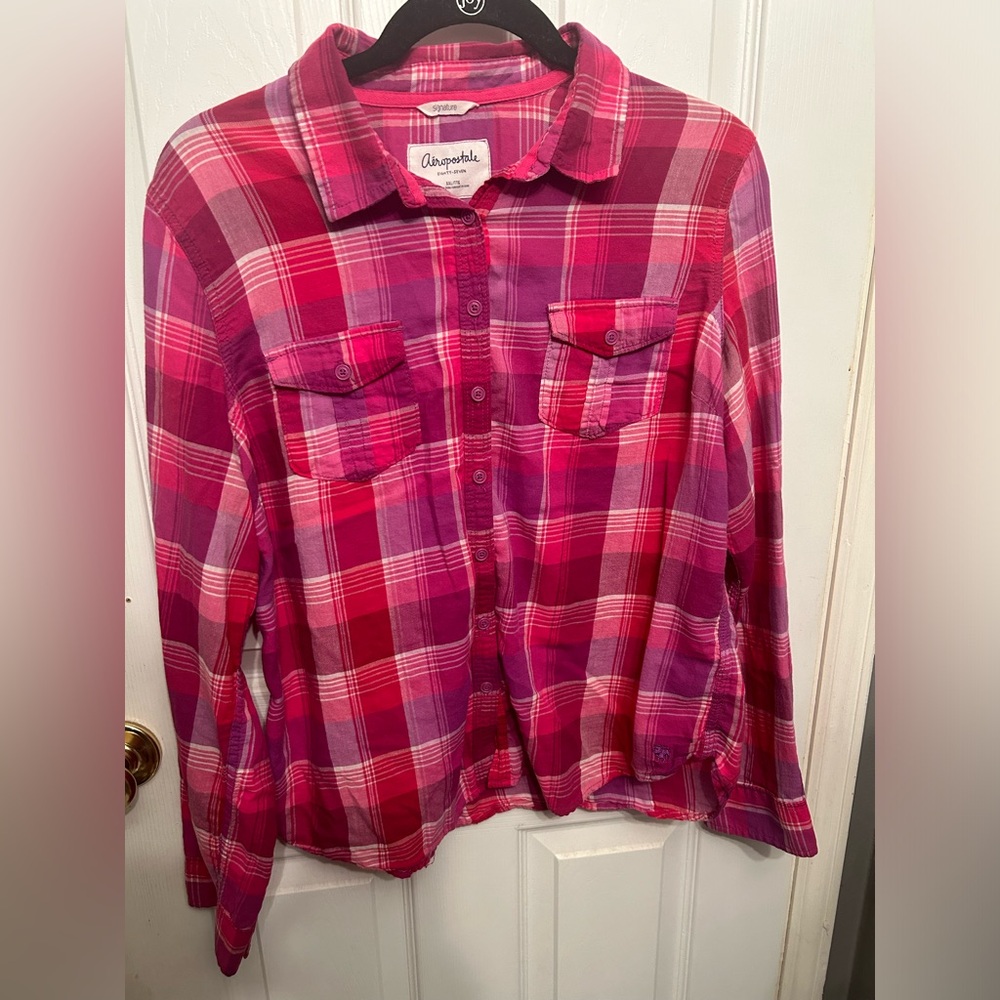 EUC Aeropostale long sleeve flannel size xxl